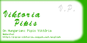viktoria pipis business card